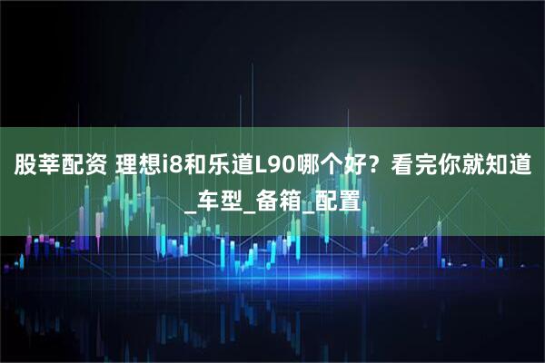 股莘配资 理想i8和乐道L90哪个好？看完你就知道_车型_备箱_配置